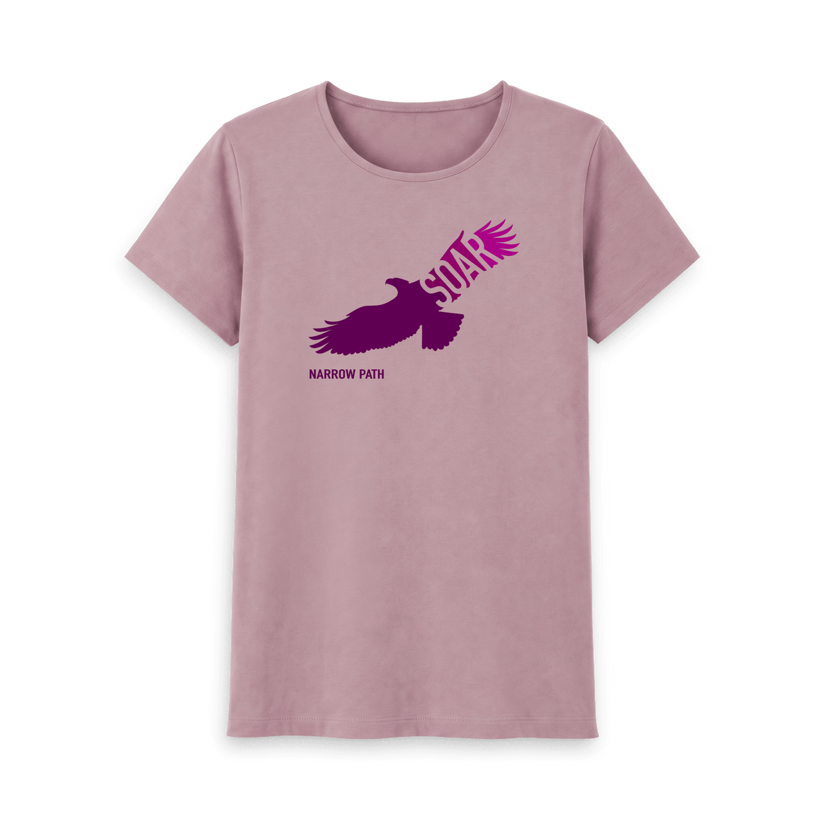 Mauve Printed T-shirt Front