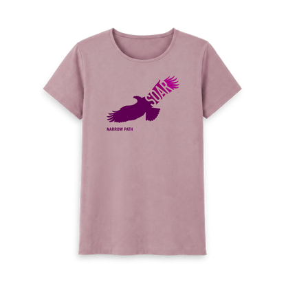 Mauve Printed T-shirt Front