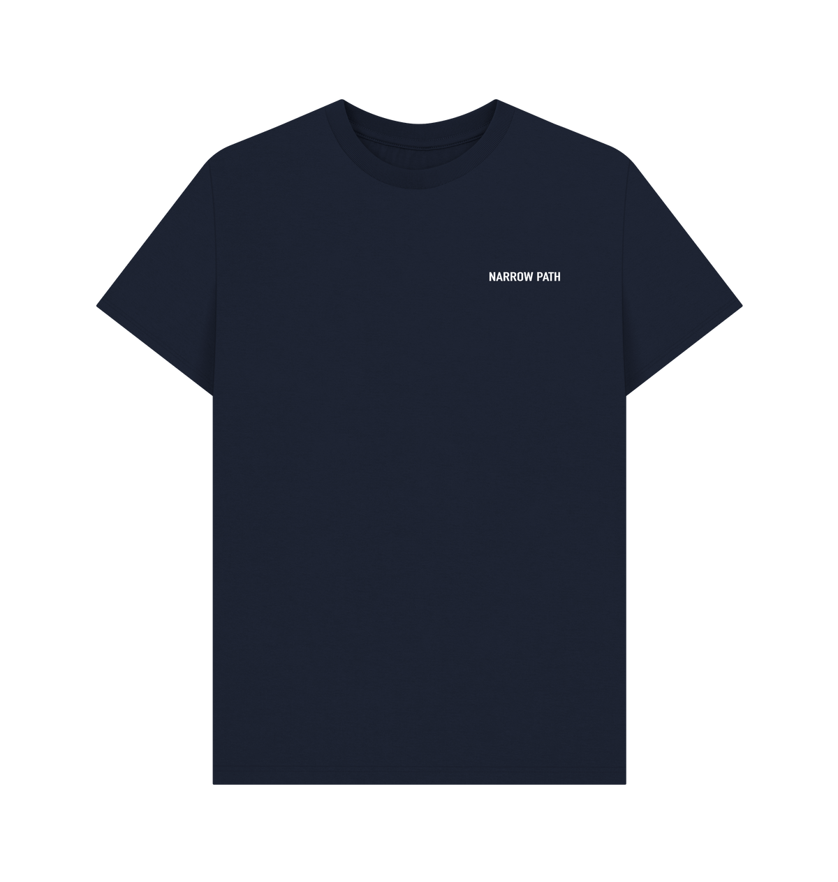 Navy Blue Printed T-shirt Front
