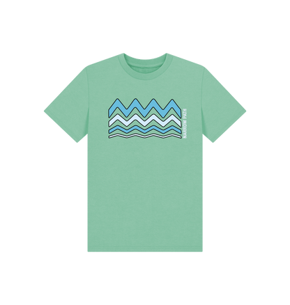 Peppermint Printed Kids T-Shirt Front