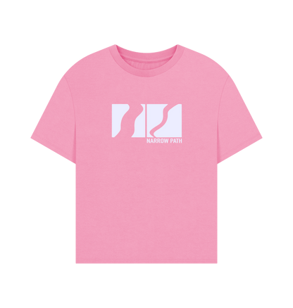 Rose Pink Printed T-shirt Front