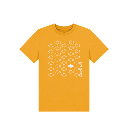 Mustard Printed Kids T-Shirt