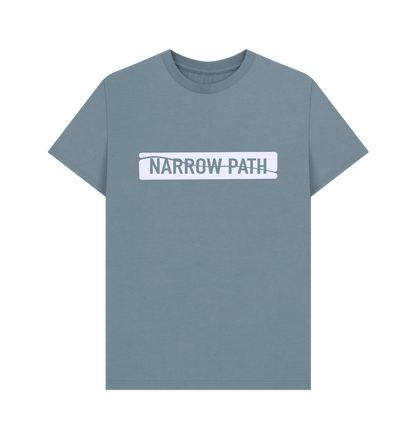 Stone Blue Printed T-shirt