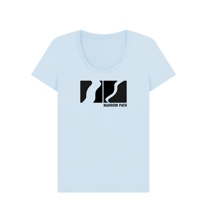 Sky Blue Printed T-shirt