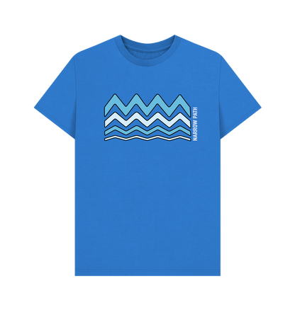 Bright Blue Printed T-shirt
