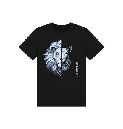 Black Printed Kids T-Shirt Front