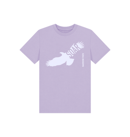 Soft Lilac Printed Kids T-Shirt Front
