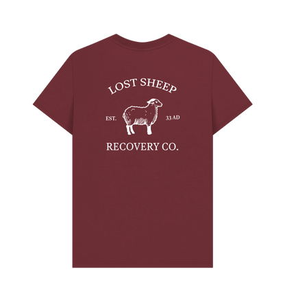 Red Wine Printed T-shirt Back