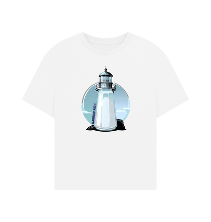 White Printed T-shirt Front