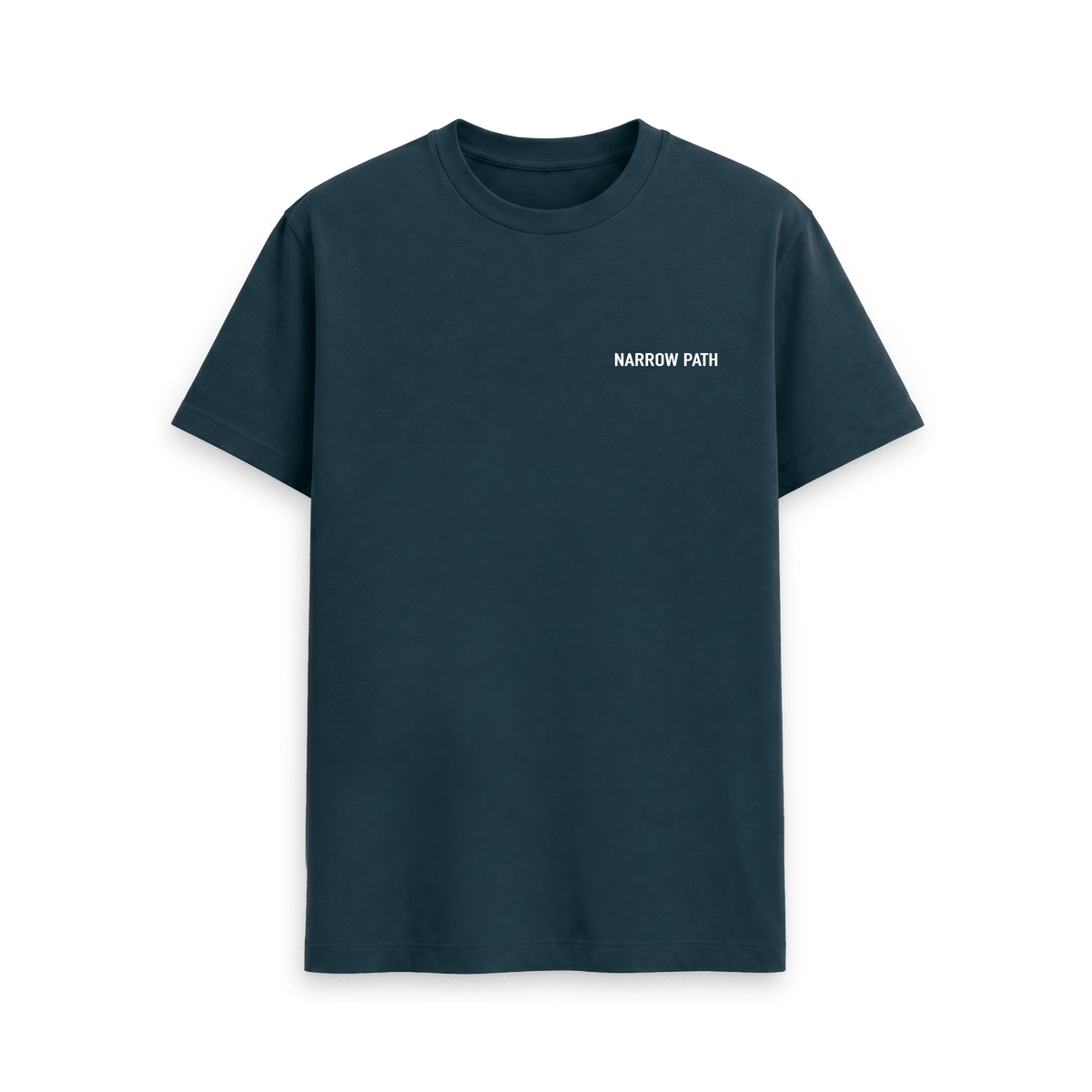 Denim Blue Printed T-shirt Front
