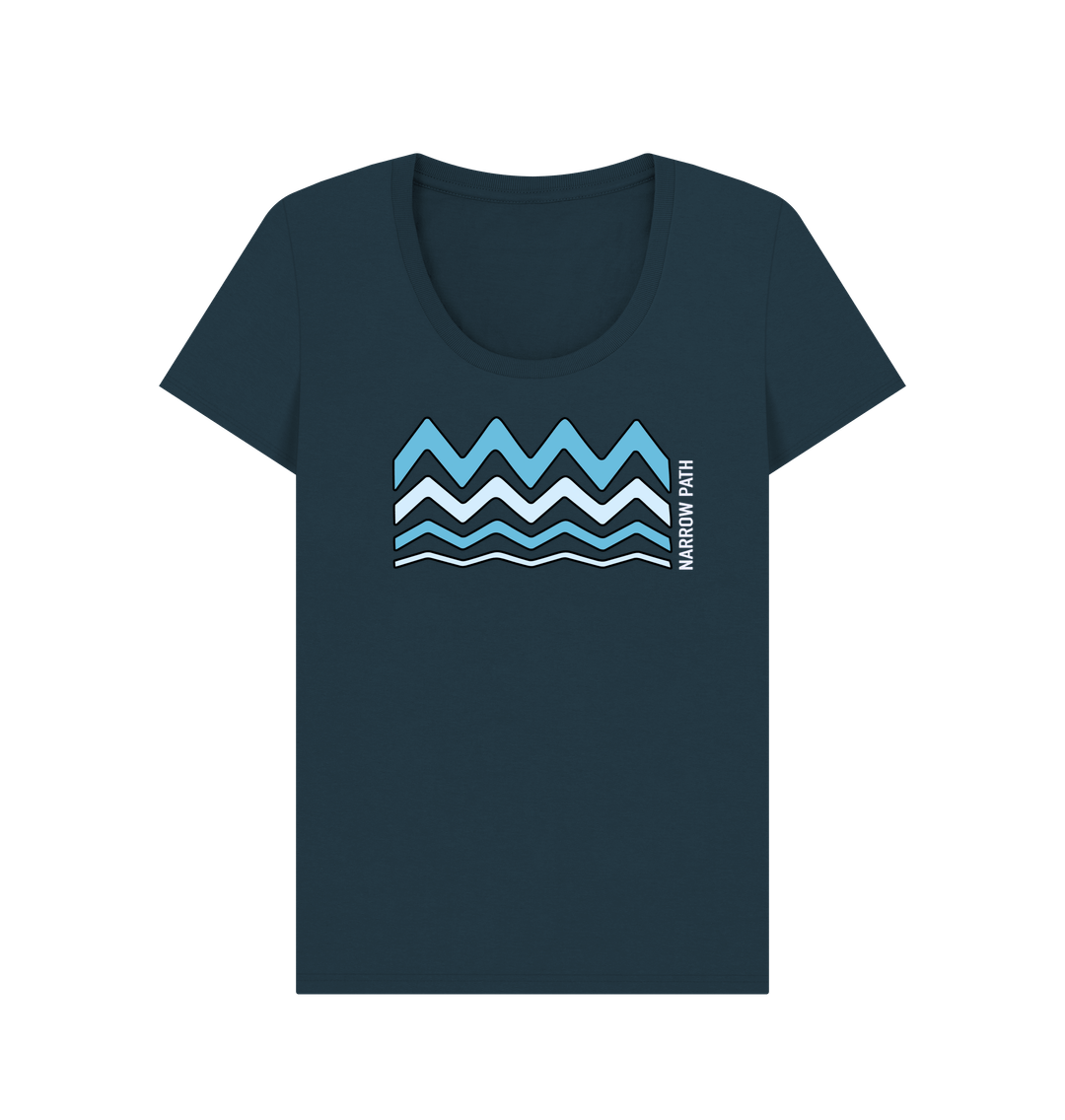 Denim Blue Printed T-shirt