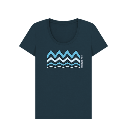 Denim Blue Printed T-shirt