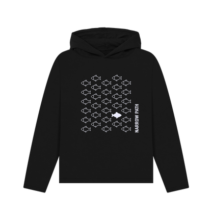 Black Printed Hoody