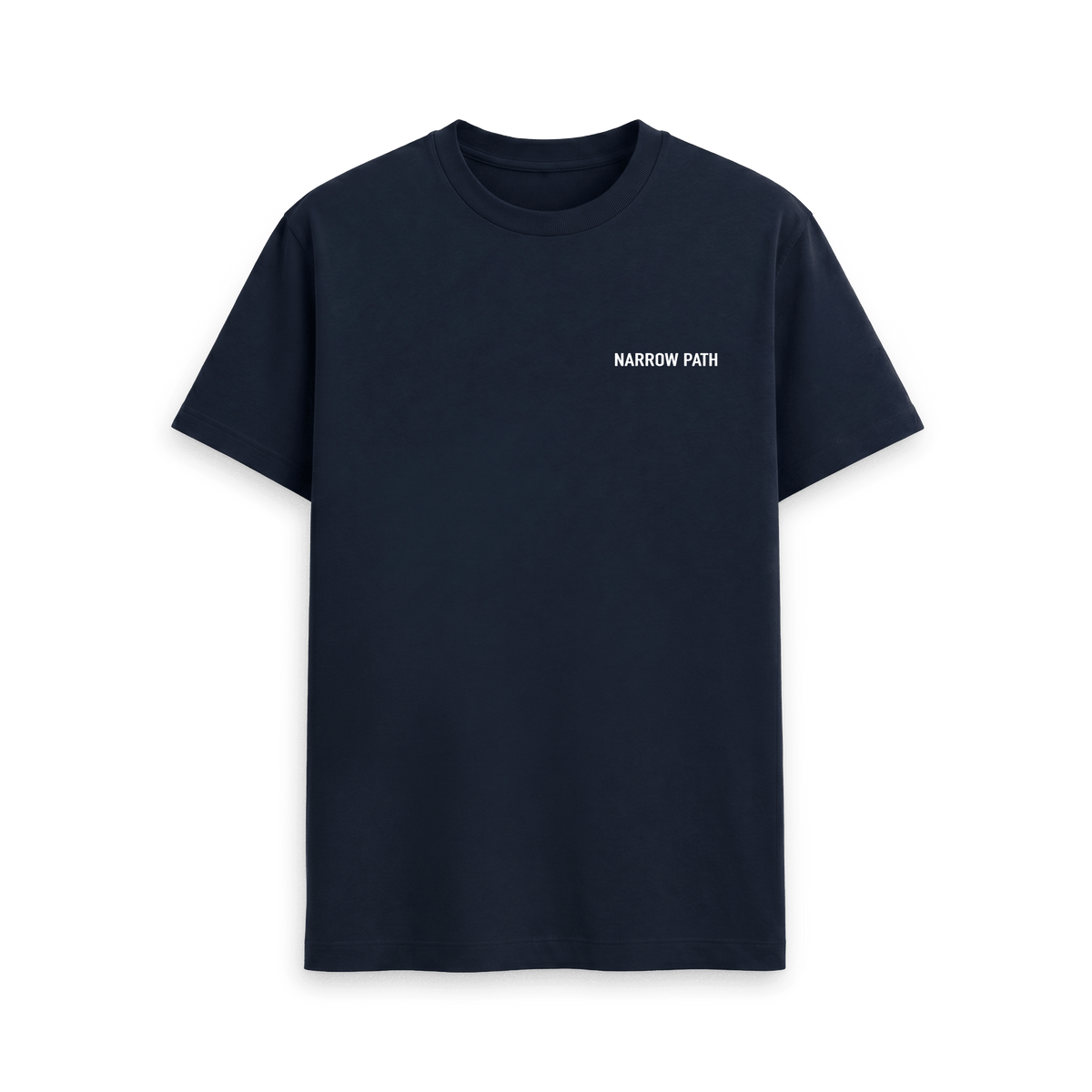 Navy Blue Printed T-shirt Front