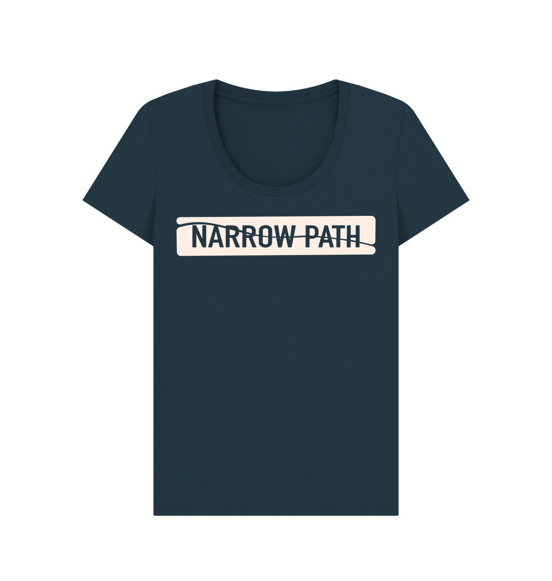 Denim Blue Printed T-shirt