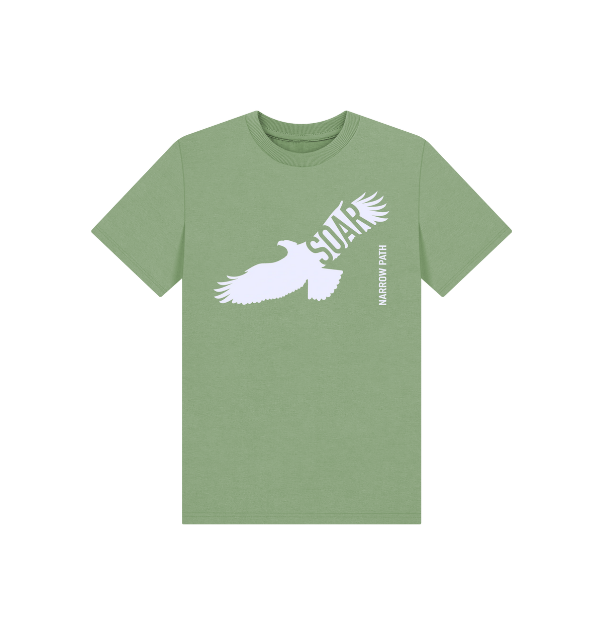 Sage Printed Kids T-Shirt Front