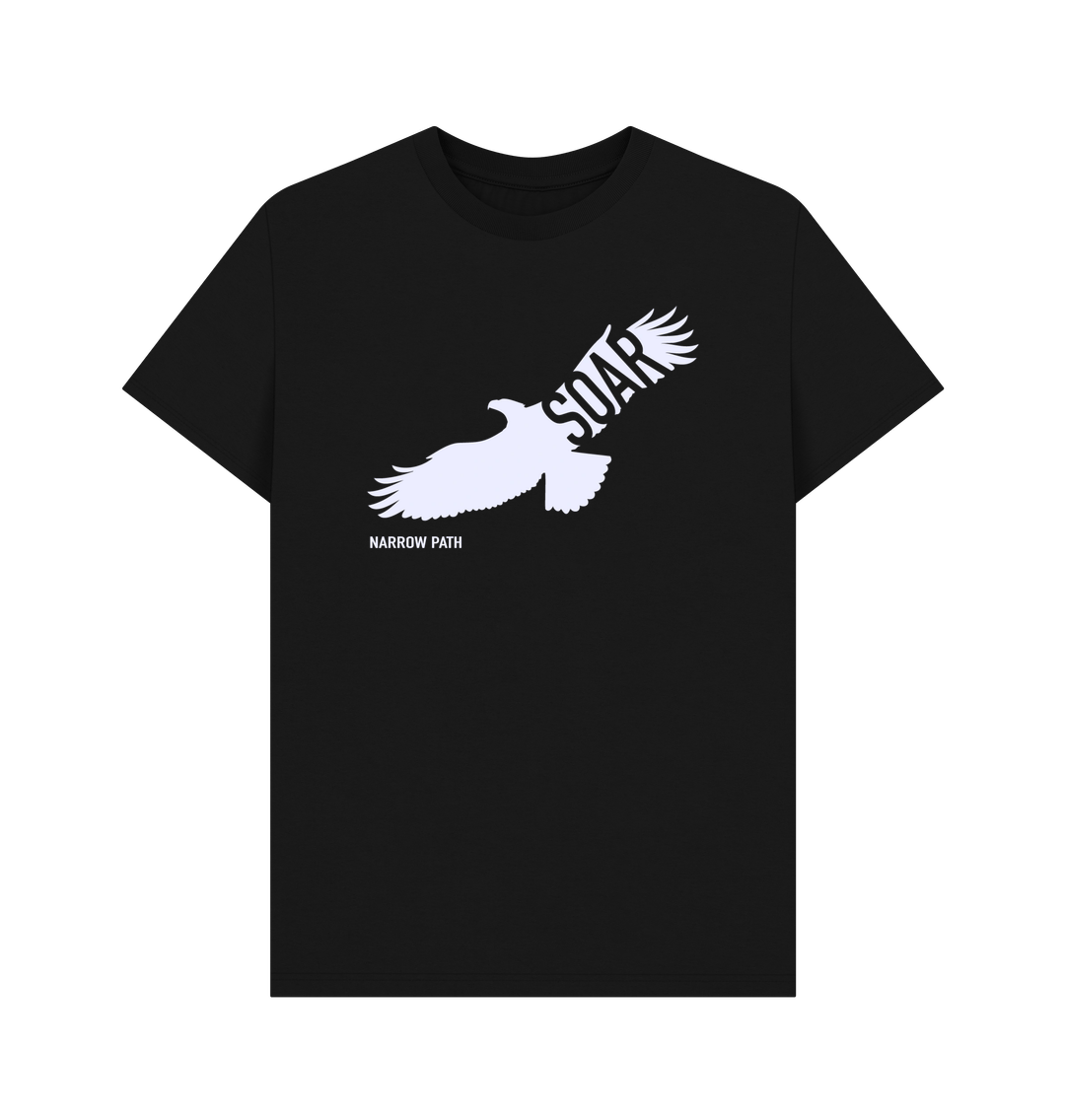 Black Printed T-shirt Front