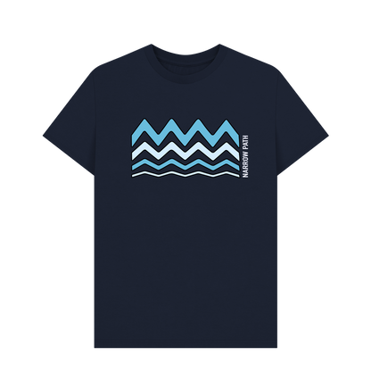Navy Blue Printed T-shirt