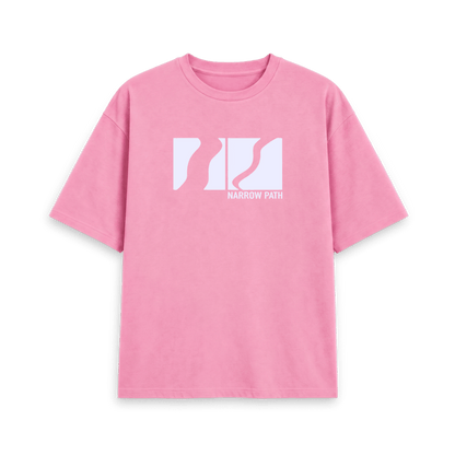 Rose Pink Printed T-shirt Front
