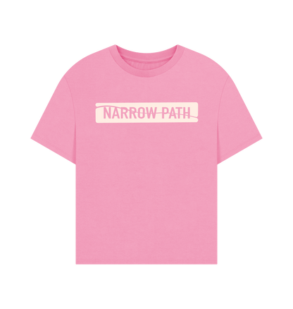 Rose Pink Printed T-shirt Front