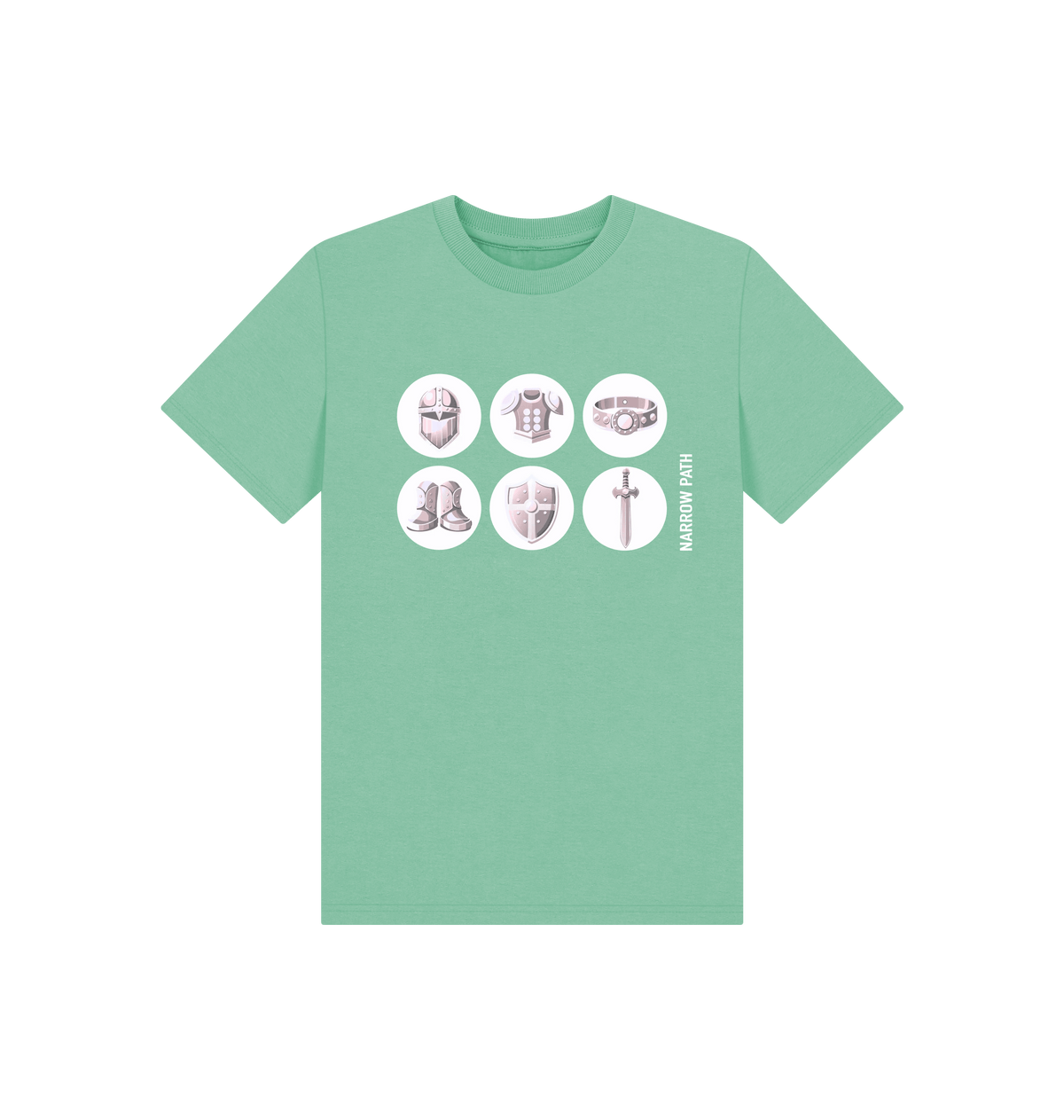 Peppermint Printed Kids T-Shirt Front