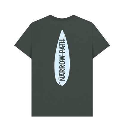 Dark Grey Printed T-shirt Back