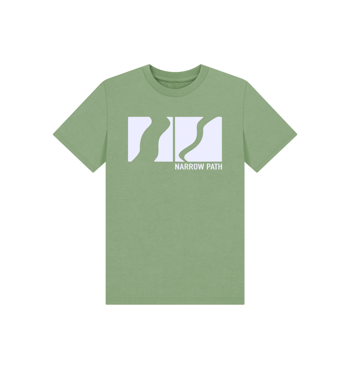 Sage Printed Kids T-Shirt Front