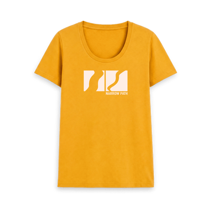 Mustard Printed T-shirt Front