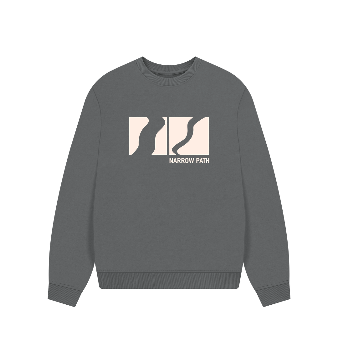 Slate Grey Printed Sweater