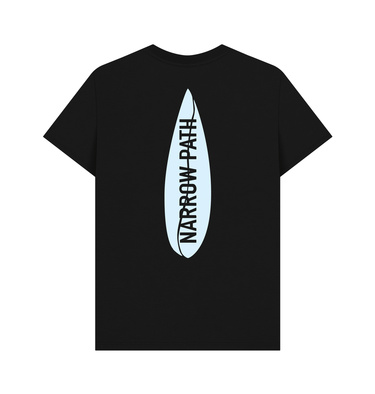 Black Printed T-shirt Back
