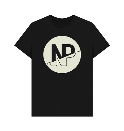 Black Printed T-shirt Front