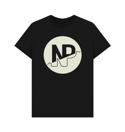 Black Printed T-shirt Front