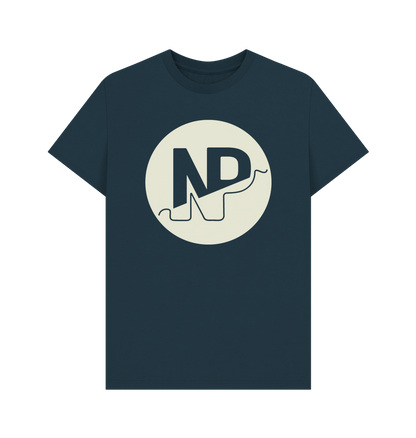 Denim Blue Printed T-shirt Front