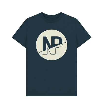 Denim Blue Printed T-shirt Front