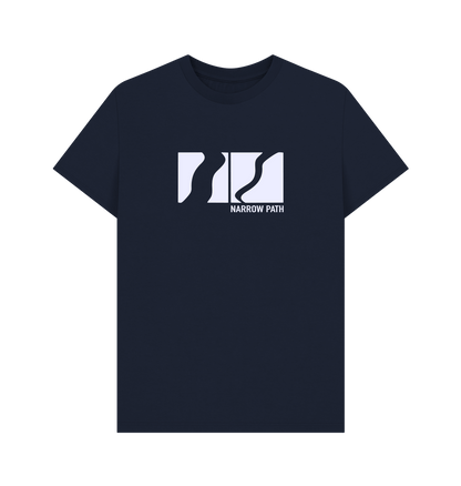 Navy Blue Printed T-shirt Front