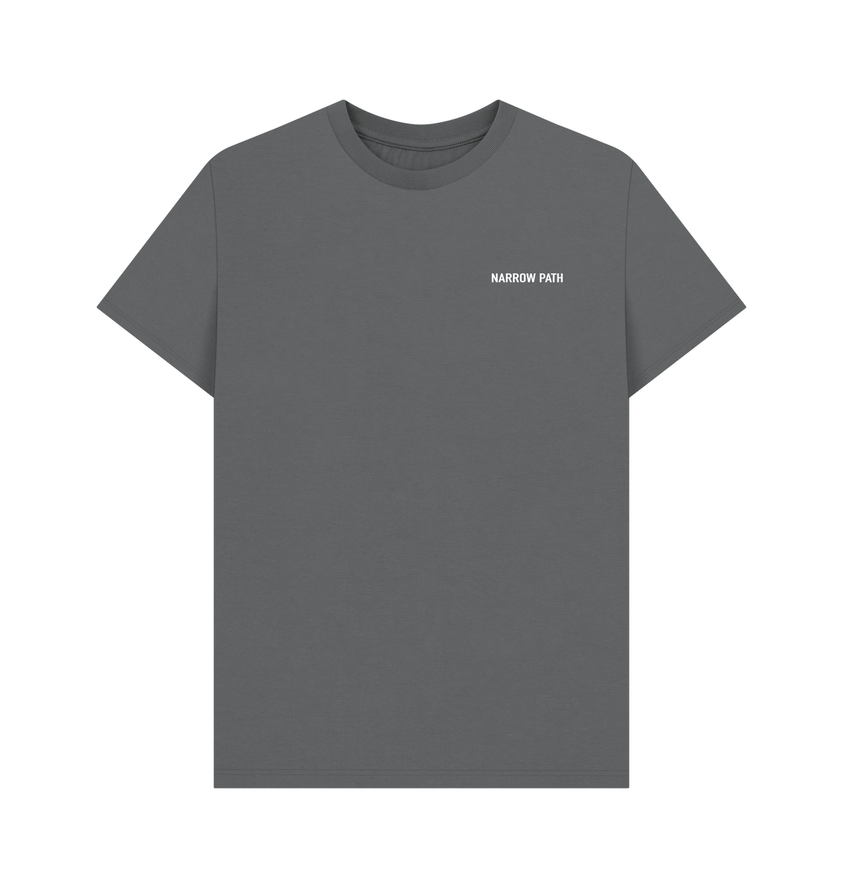 Slate Grey Printed T-shirt Front
