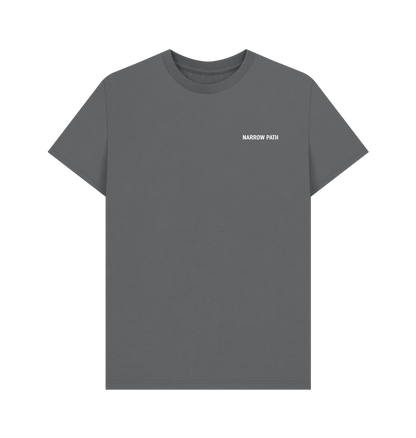 Slate Grey Printed T-shirt Front